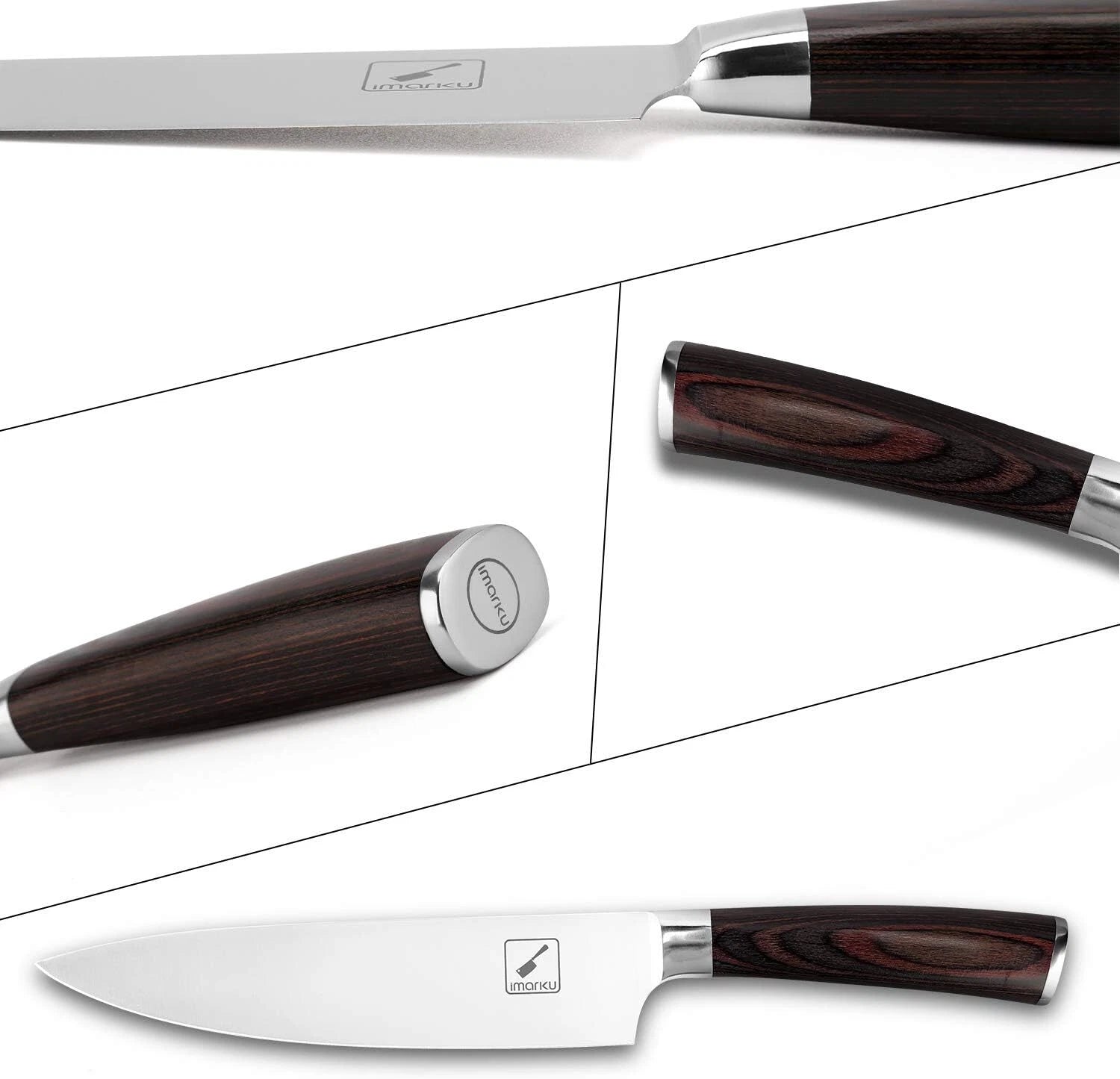 8-inch Family Essentials Sharp Kitchen Knife HC Steel Japanese Knife 07FC0E-D4 - KOEEK