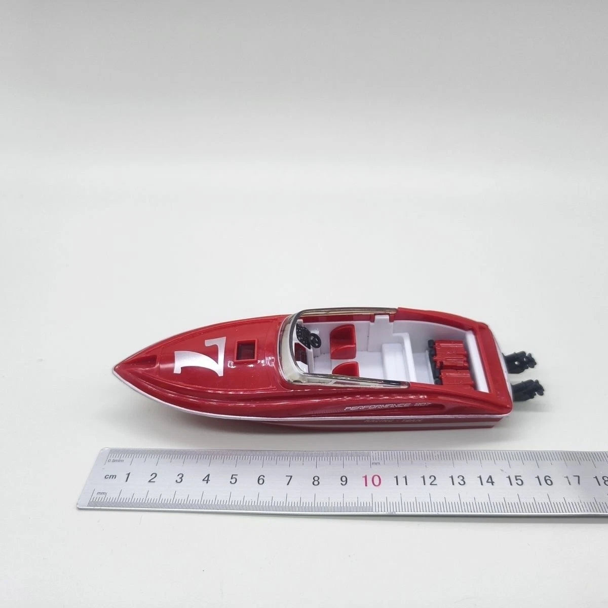 Loose Minor Defects Plastic Speedboat Yacht Rescue Boat Model Diorama Display 07FC0E-D4 - KOEEK