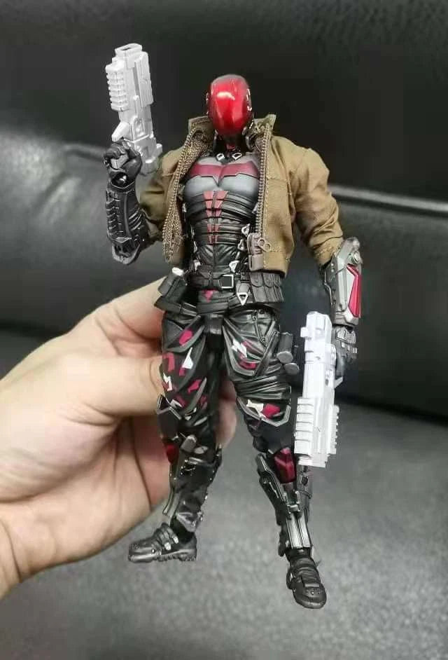 Red Hood Jason Todd Clothes Jacket Only 1/12 for 6in MEZ Model Figure Accessory 07FC0E-D4 - KOEEK