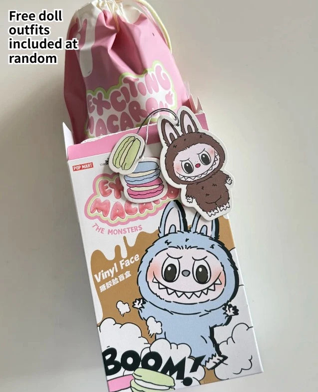Toy POPMART The Monster Tasty Macaron Blind Box-Random  Action Figure Home Decor 07FC0E-D4 - KOEEK