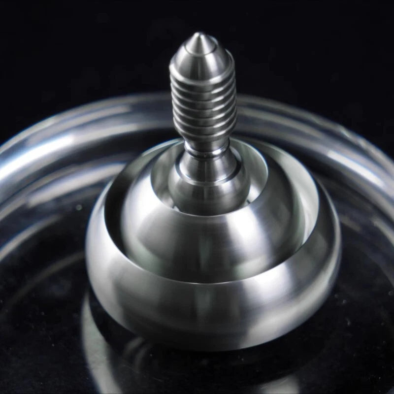 EDC Stainless Steel Spinning Top Hand Twisting Fidget Roler Spinner Toy Gift 07FC0E-D4 - KOEEK