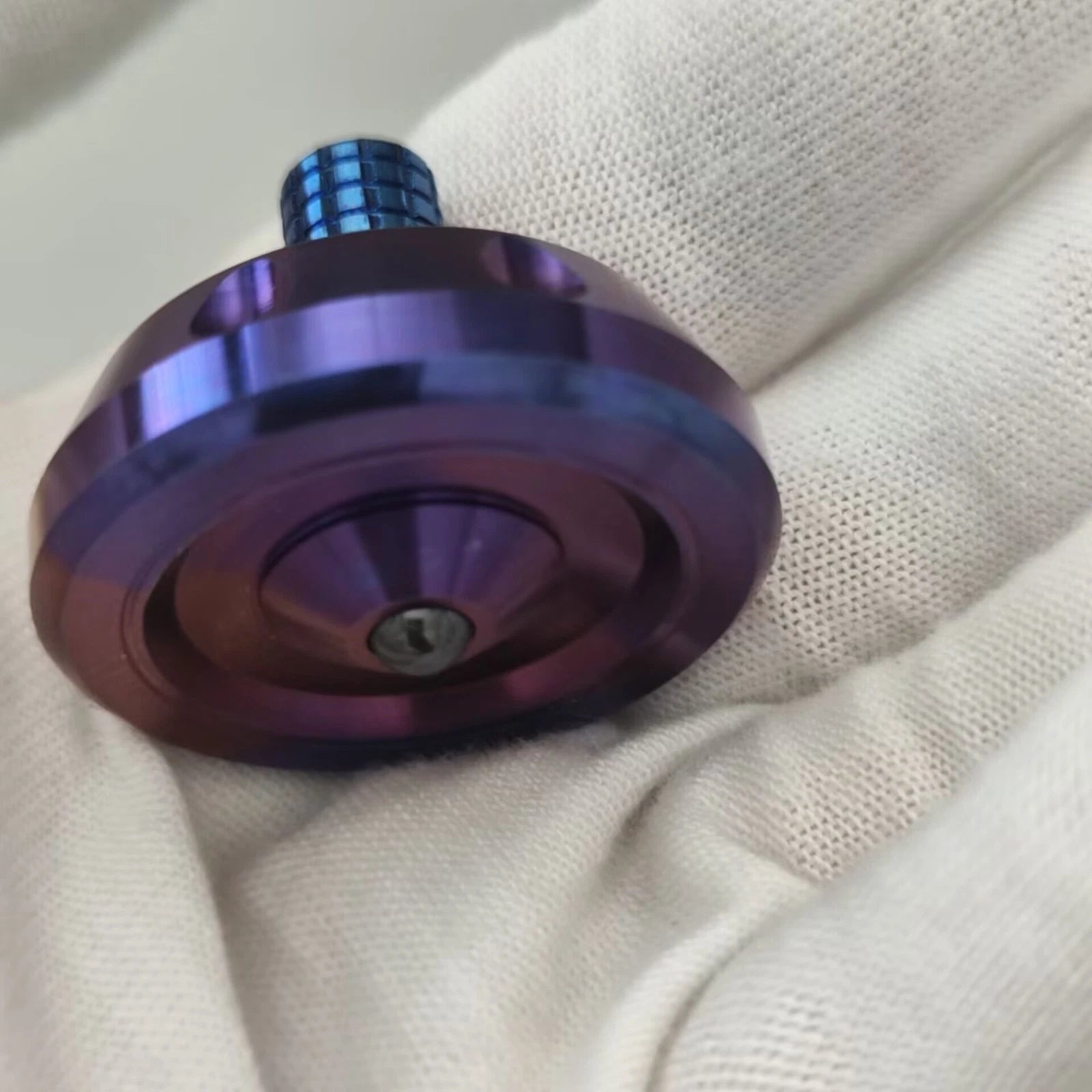 Titanium Alloy Spinning Top EDC Toy Top Spinner Mental Stress Relief Fidget Toys 07FC0E-D4 - KOEEK