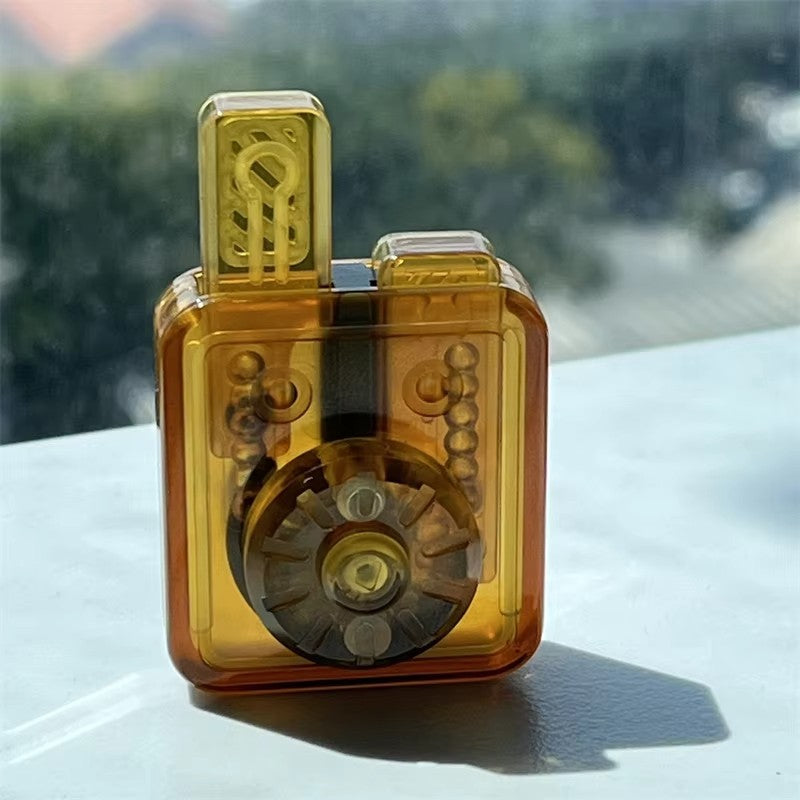Punk Rabbit EDC Fidget Toy Fun Amber PEI Unlimited Press Relieve Stress Toy 07FC0E-D4 - KOEEK
