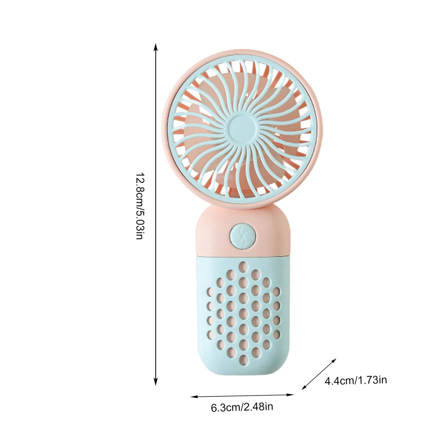 new Portable Mini Hand-held Small Cute Desk Fan Cooler Cooling USB Rechargeable koeek - KOEEK