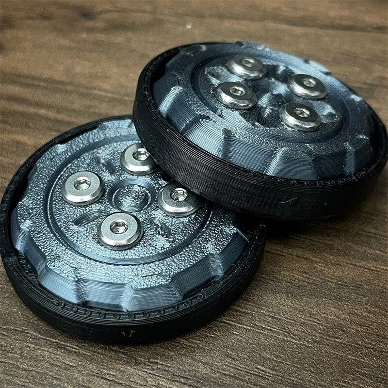 3D Printing Gear Wheel Magnetic Fidget Clicker EDC Fidget Toys ADHD Tool Gift 07FC0E-D4 - KOEEK