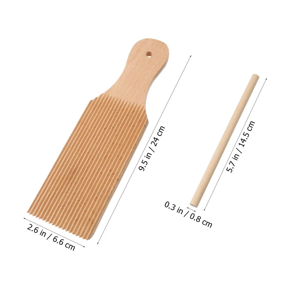 1 Set kitchen tool Homemade Pasta Tools Wood Pasta Board Gnocchi Board 07FC0E-D4 - KOEEK