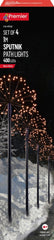 BNIB Premier Set of 4 Sputnik Path Lights - 400 LED's ~ Warm White ~ PREMIER - KOEEK