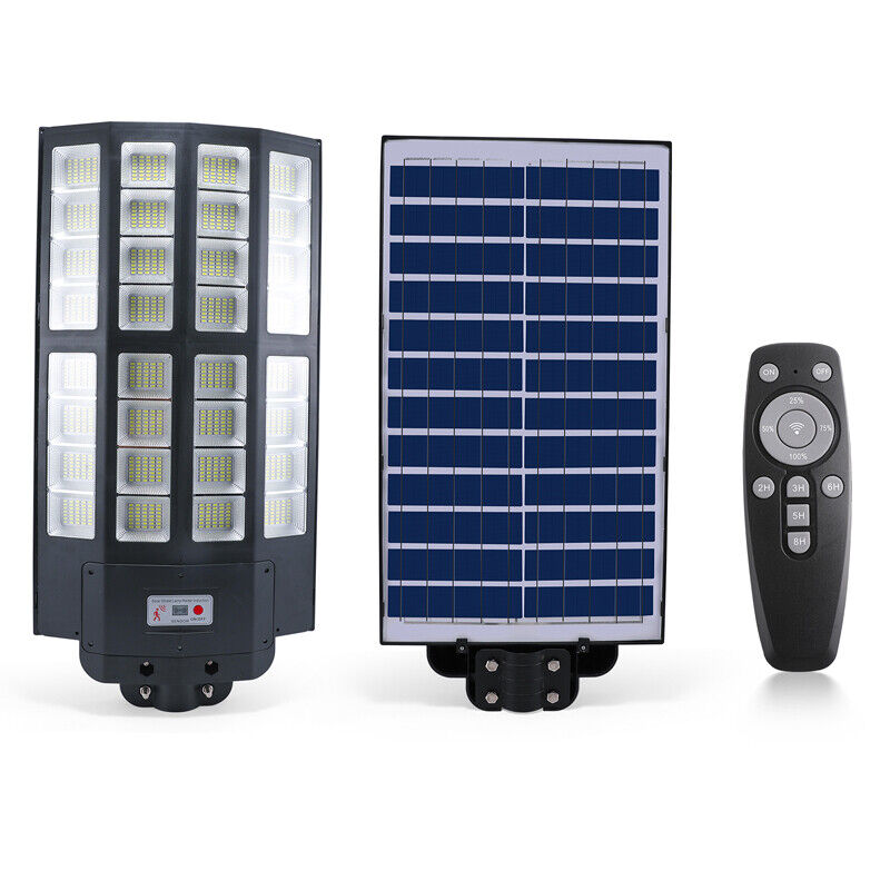 ny 1200W LED Luz Solar Para Exterior Con Sensor De Movimiento Jardin Patio Lampara