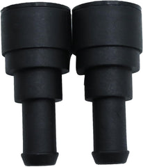 new Pack of 2 Heater Coolant Hose Connectors 800-409 Fit for Silverado Black 07FC0E-D4 - KOEEK