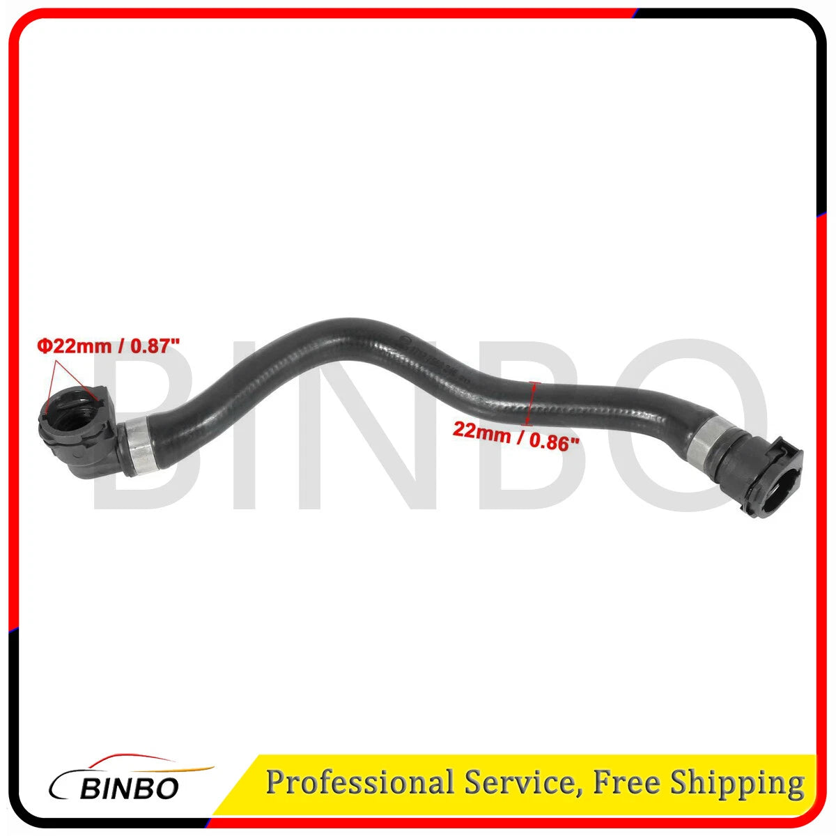 17127508014 for BMW E65 E66 735i 735Li 745i Return Water Hose From Water Pump 07FC0E-D4 - KOEEK