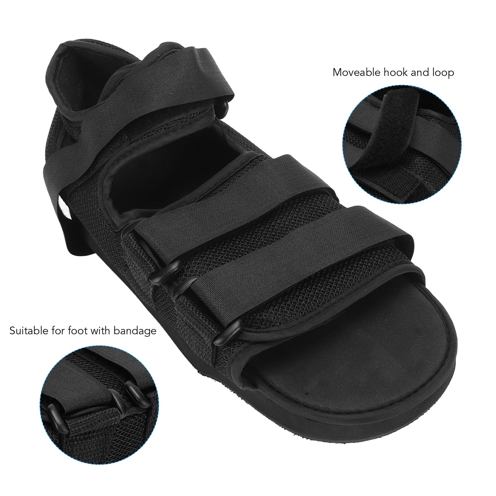 new Post Toe Surgery Shoes Reduce Pressure Forefoot Offloading Healing Foot Splint S koeek - KOEEK