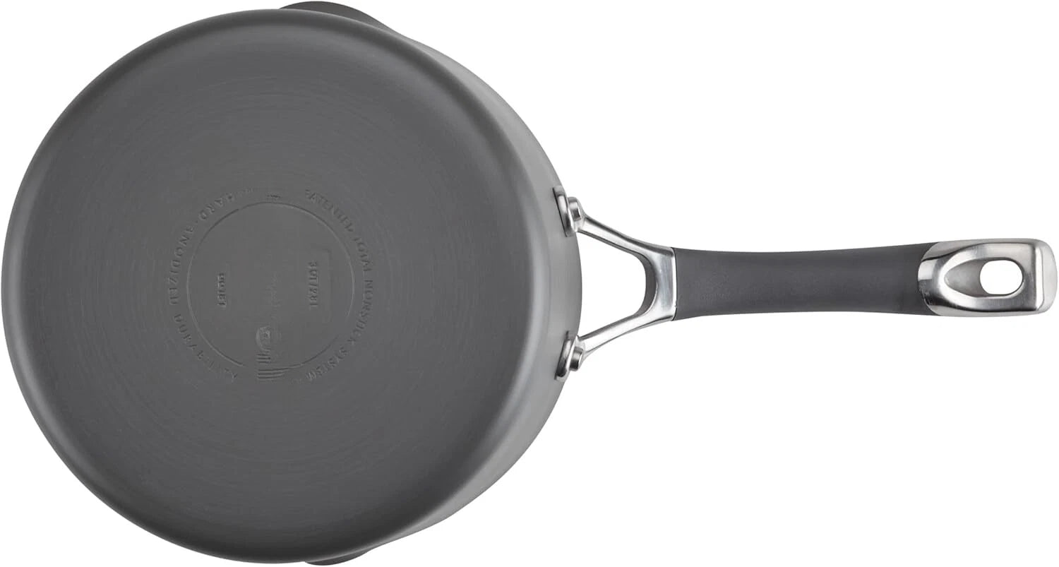 Hard Anodized Nonstick, 3-Quart, Gray 07FC0E-D4 - KOEEK