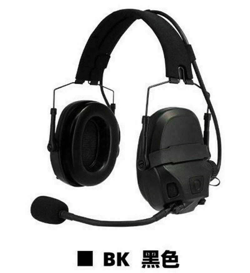 IN Stock FMA FCS AMP Tactical Communication Noise Headset Reduction V20/V60 PTT FMA - KOEEK