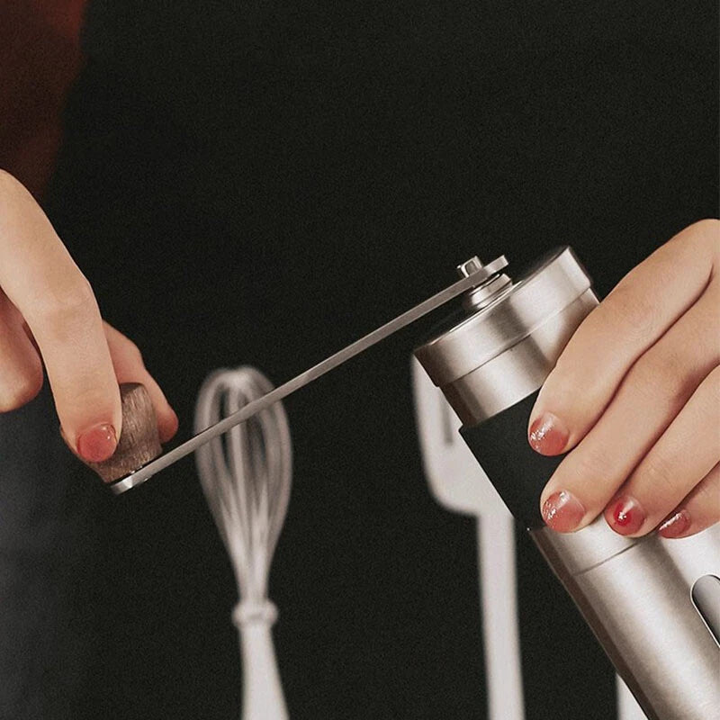Manual Coffee Grinder Stainless Steel Hand Handmade Coffee Bean Home Grinders 07FC0E-D4 - KOEEK