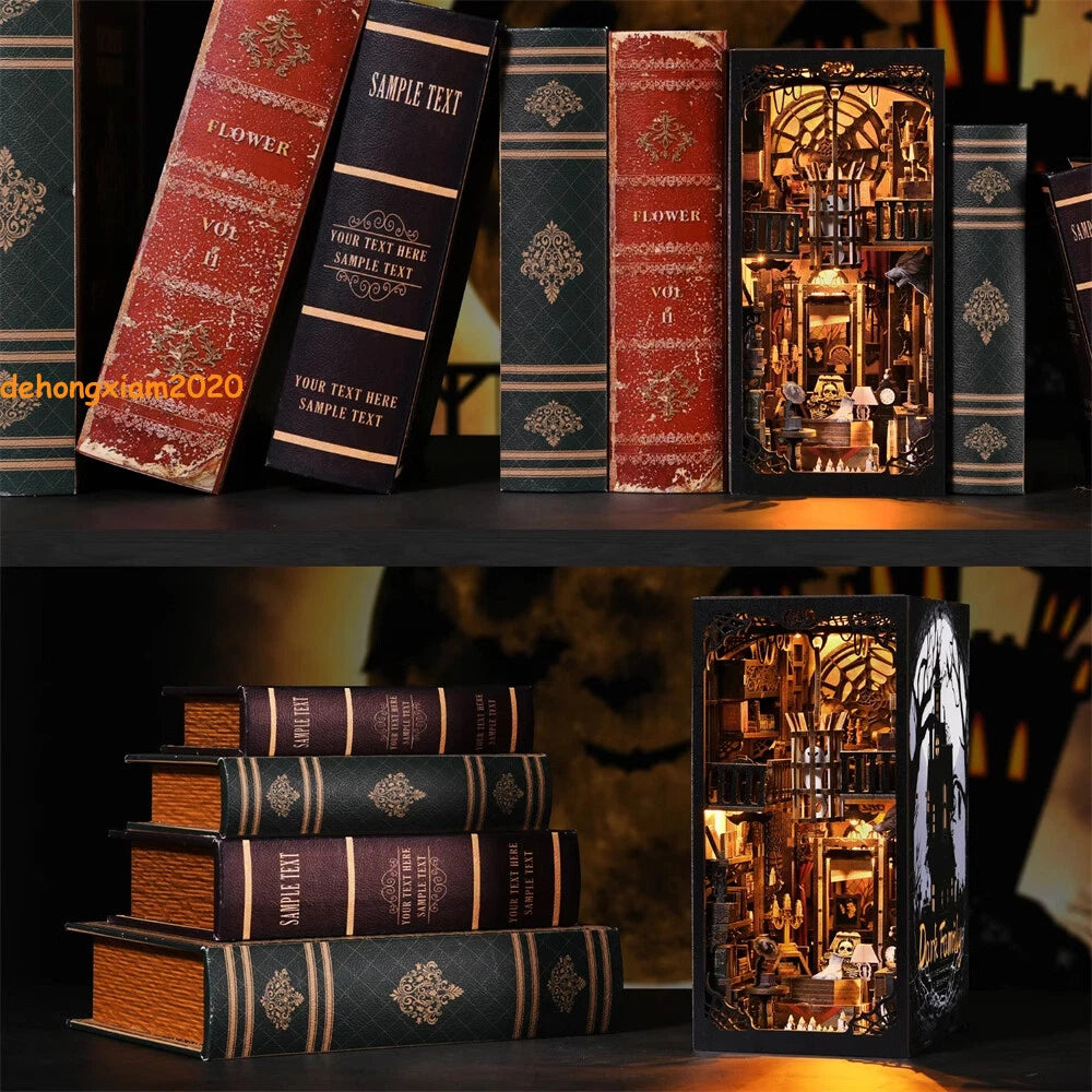 The Addams Family DIY LED Small House Building Block Bookends Model Gift Toys 07FC0E-D4 - KOEEK
