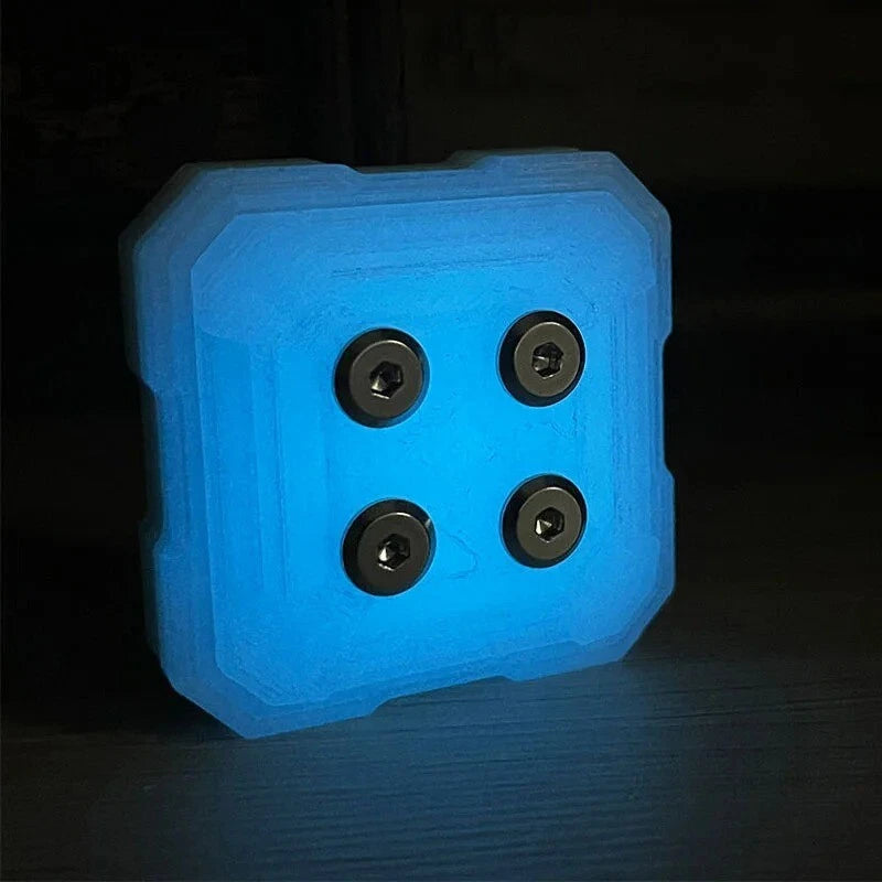 Luminous Blue Square Haptic Slider Fidget Slider EDC Fidget Clicker 07FC0E-D4 - KOEEK