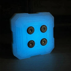 Luminous Blue Square Haptic Slider Fidget Slider EDC Fidget Clicker 07FC0E-D4 - KOEEK