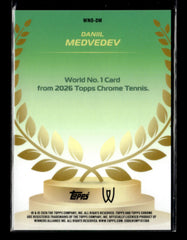 Daniil Medvedev 2026 Topps Chrome World Number 1 Gold Geometric 27/50 [don135 07FC0E-D4 - KOEEK