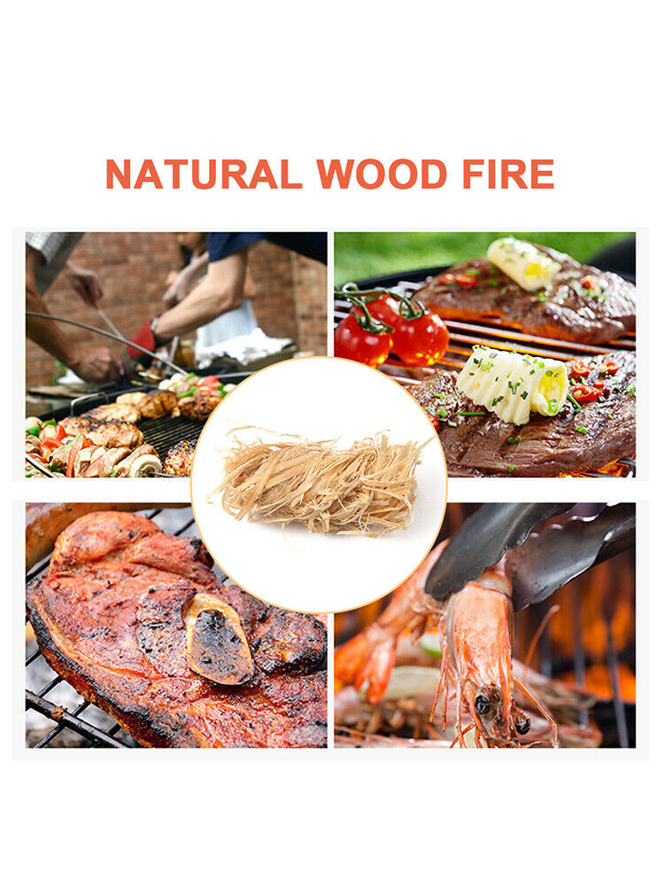 new Fire 12 Pcs Natural Eco Wood Firelighters Charcoal BBQs Fire Pits Wood Stoves koeek - KOEEK