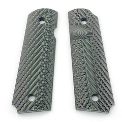 1 Pair G10 Knife Handle Patches Non-slip Textured Material For 1911 Models Grips 07FC0E-D4 - KOEEK
