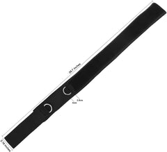 new 1 Pair Thigh Strap Neoprene Padded Fitness Legs Cuff Adjustable Black 07FC0E-D4 - KOEEK