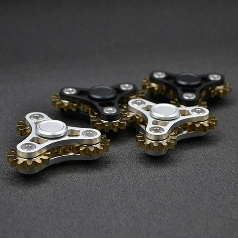 EDC Fingertip Gyroscope Decompression Spinning Top Gearwheel Boy Adult Toy Gyro 07FC0E-D4 - KOEEK