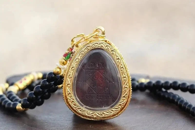 Exquisitely Wealth Good Luck Bless Buddha Pendant Amulet Pendant Necklace 07FC0E-D4 - KOEEK