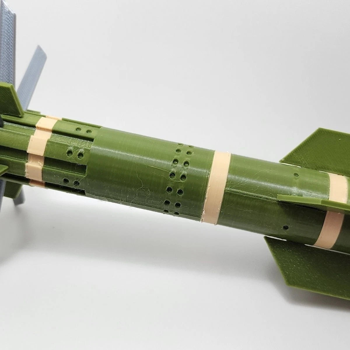 1/18 Hellfire R9X Blade Missile 35cm 3D Printed Finished Model Display 07FC0E-D4 - KOEEK