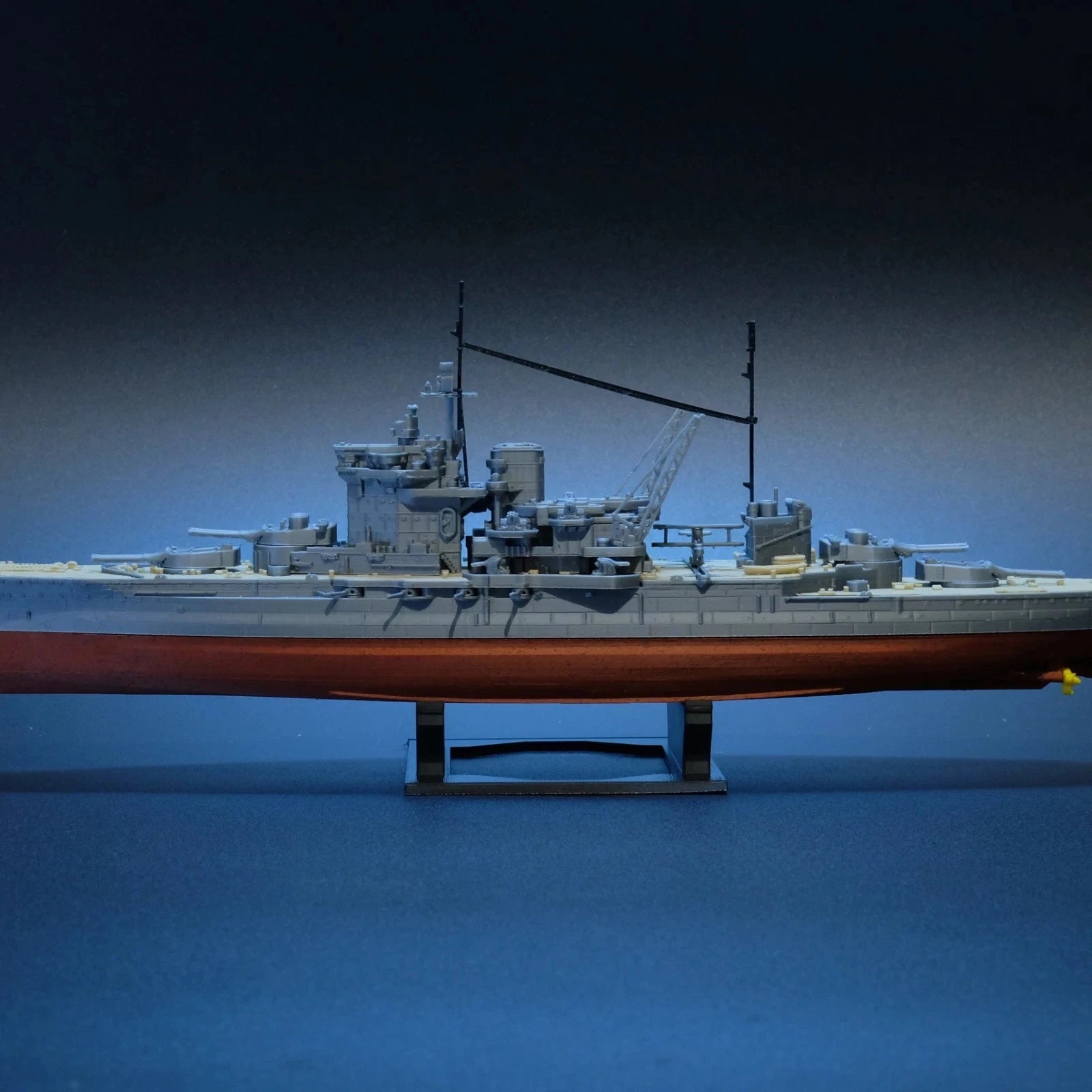 1/700 HMS Warspite World of Warships Painted Unassembled Plastic Model Kit 07FC0E-D4 - KOEEK