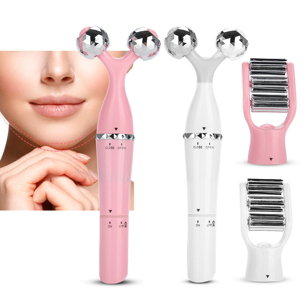 new 3in1 3D Roller Massager Face Lifting Body Slimming Tightening Skin US koeek - KOEEK