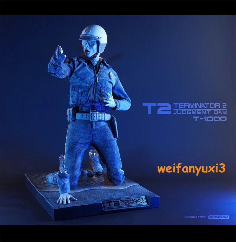 1/4 Frozen T-1000 Action Figure Statue Instant Toy Terminator 2 Judgment Day 07FC0E-D4 - KOEEK