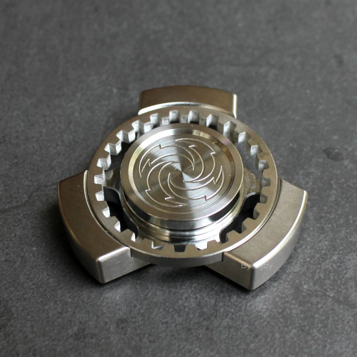 Finger Spinner Fidget Spinner Haptic Toy Stainless Steel Cnc Gear Wheel EDC Toys 07FC0E-D4 - KOEEK