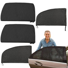 new Car Side Window Sun Shade Curtain Sun Blinds Breathable Screen Shield For SUV koeek - KOEEK