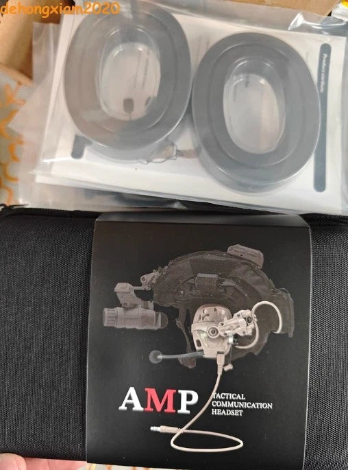 IN Stock FMA FCS AMP Tactical Communication Noise Headset Reduction V20/V60 PTT FMA - KOEEK