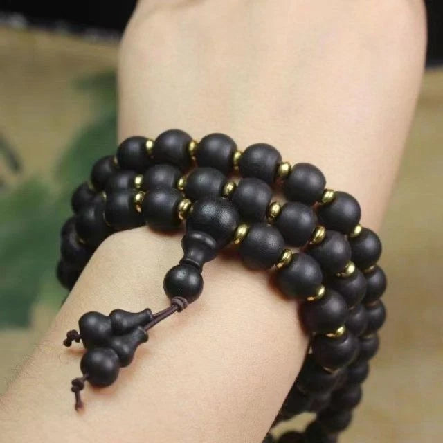 Vietnamese Agarwood Bead Bracelet 10mm Old Material Water Sink Agarwood 07FC0E-D4 - KOEEK