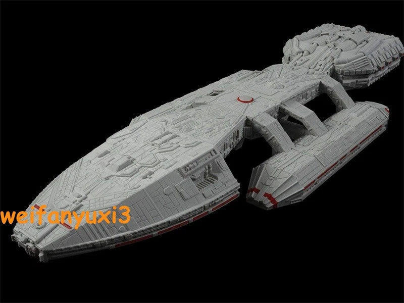 1/3600 Battlestar Galactica(1978) Space Fortress Mothership Model Kit W/base 07FC0E-D4 - KOEEK