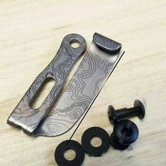 EDC Protective Clip Titanium Alloy Back Clip Pocket Clip Outdoor Pocket Tools 07FC0E-D4 - KOEEK