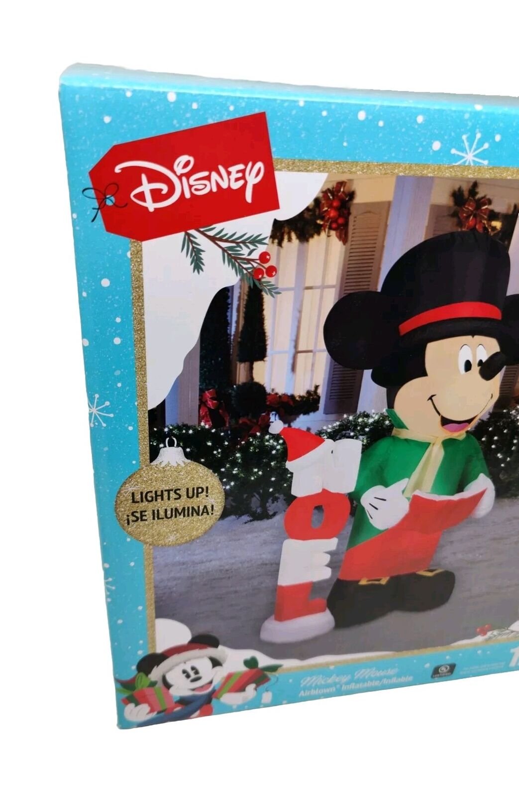 Christmas Disney 7 ft Mickey Mouse Noel Airblown Inflatable LED Lights DISNEY - KOEEK