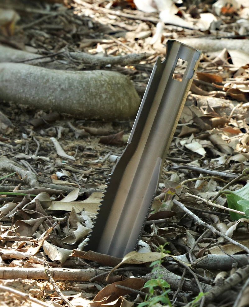 Pure Titanium Hand Trowel Small Ultralight Shovel Outdoor Multi Tool for Digging 07FC0E-D4 - KOEEK