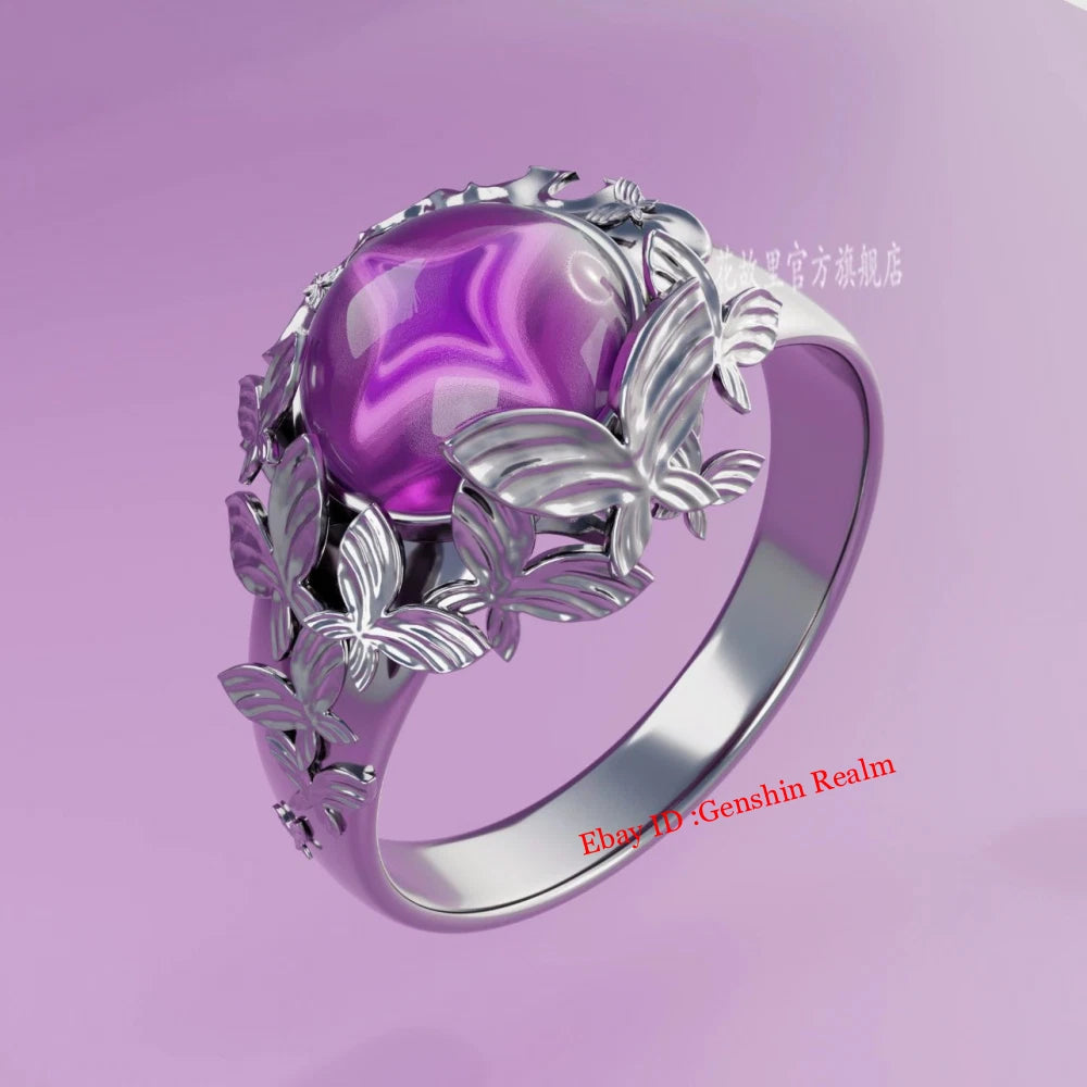 Anime Honkai: Star Rail Castorice Cosplay Prop Adjustable Ring Farewell Gift 07FC0E-D4 - KOEEK