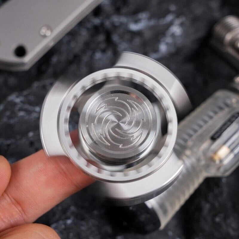 Stainless Steel Fidget Spinner EDC Fidget Toy Hand Spinner Stress Relief Gift 07FC0E-D4 - KOEEK