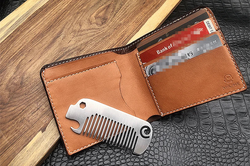 EDC 304 Stainless Steel Multi Tool Comb Bottle Opener Wrench Pocket Massage Comb 07FC0E-D4 - KOEEK