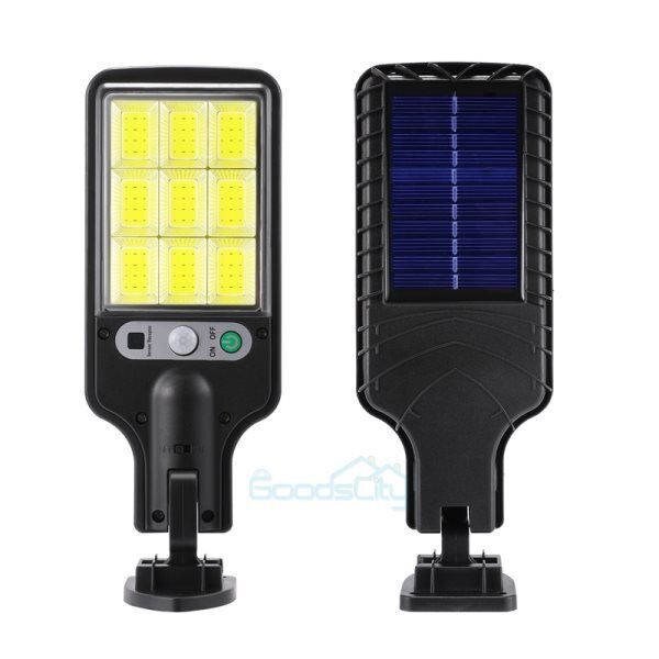 ny 1200000lm LED Solar Flood Light Security Bevægelsessensor Udendørs Yard Street Wall