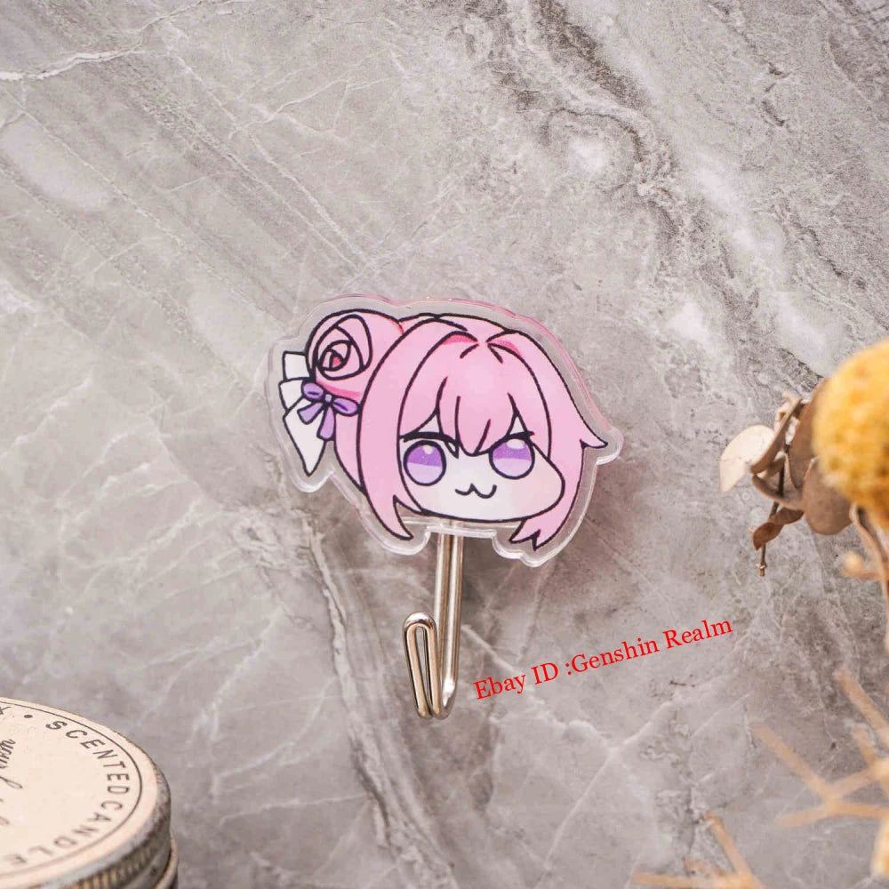 3Pcs/Set Anime NIKKE:The Goddess of Victory Doro Acrylic Wall Sticky Hook Decor 07FC0E-D4 - KOEEK