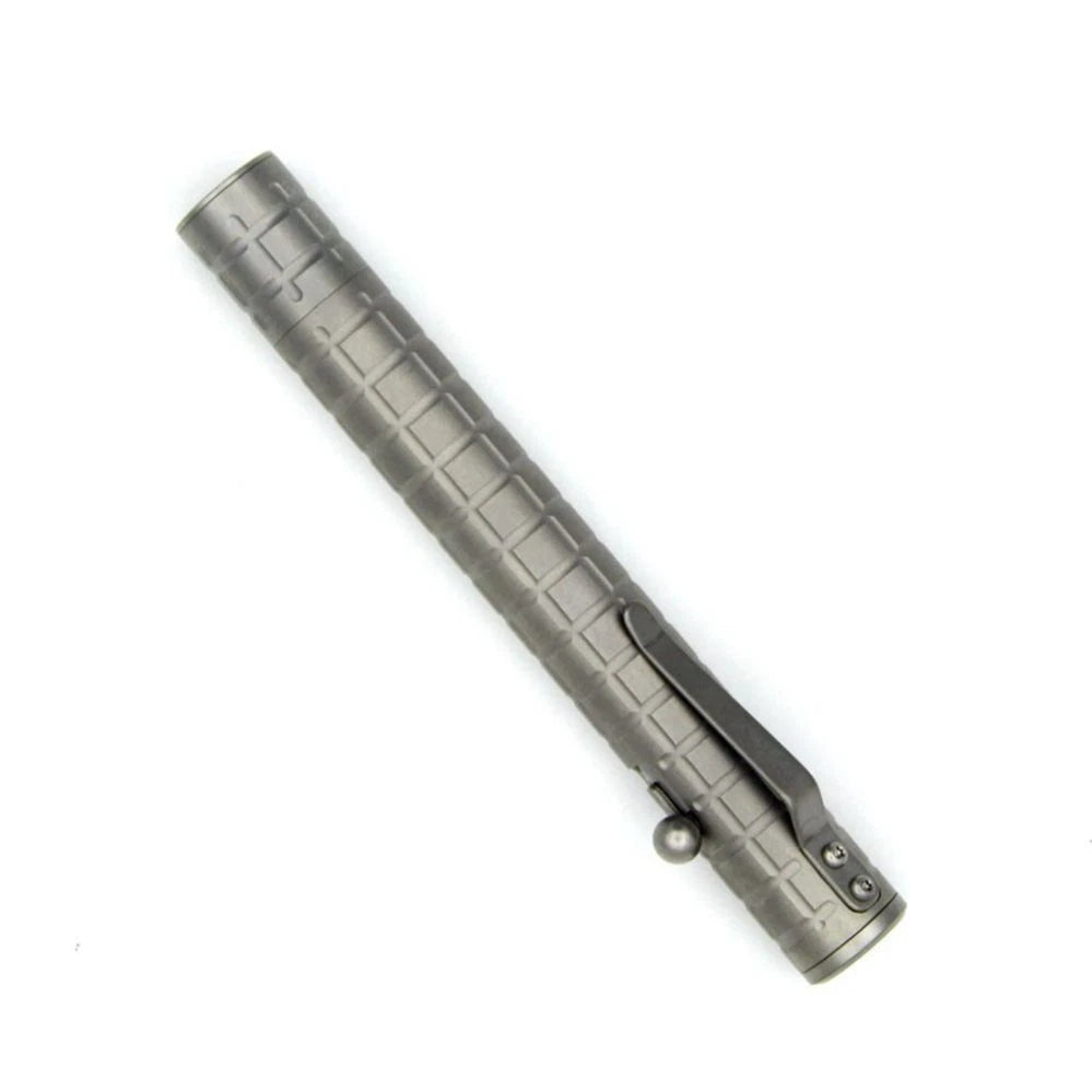 Titanium Alloy Torch LED Flashlight Torch Pocket Light Outdoor EDC Camping Light 07FC0E-D4 - KOEEK