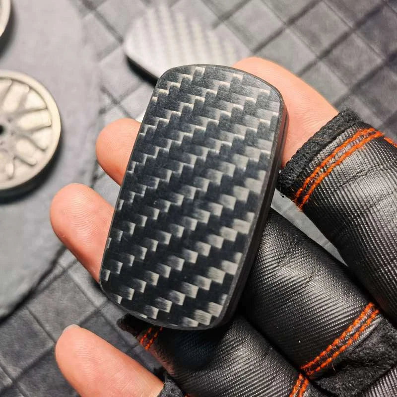 Click Clicker Carbon Fiber Slider Push Card Hand Fidget Pocket EDC Gifts Toys 07FC0E-D4 - KOEEK