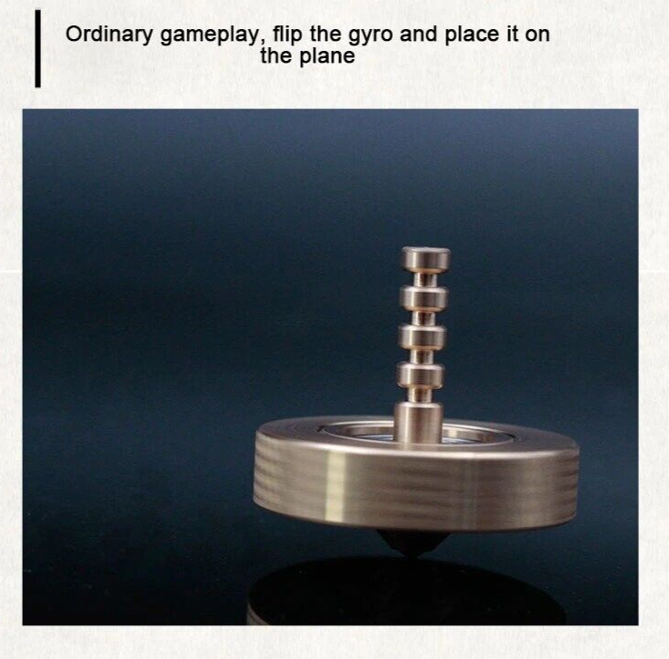 Fidget Mini Cyclone Hand Twisted Spinner Brass EDC Stress Relief Desk Toys Gift 07FC0E-D4 - KOEEK