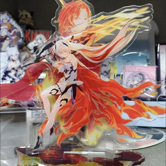 Anime Honkai Impact 3 Kiana Large Acrylic Desktop Stand Figure Collection Decor 07FC0E-D4 - KOEEK