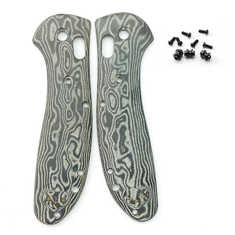 1Pair Custom Micarta Material Handle Scales Patch for Benchmade Griptilian551EDC 07FC0E-D4 - KOEEK