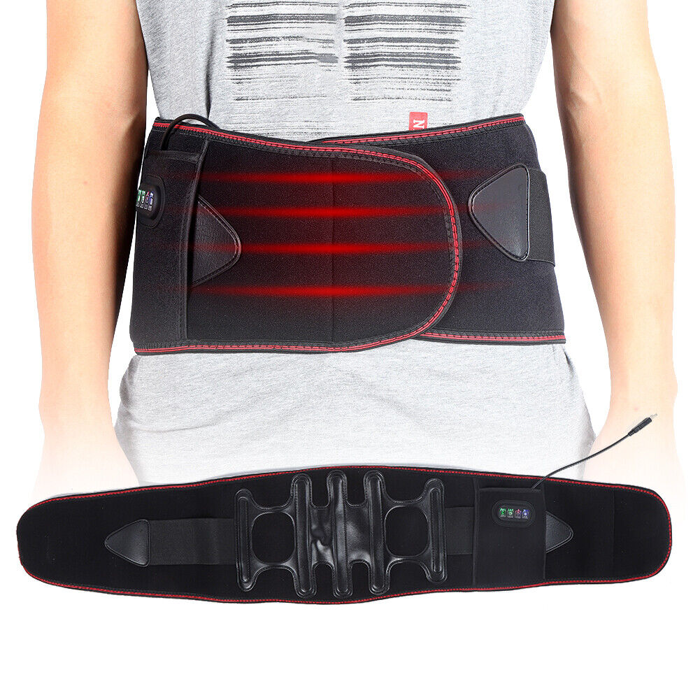 new Waistband Massage Waist Warming Belt (4 Button Charging Type) HGF koeek - KOEEK